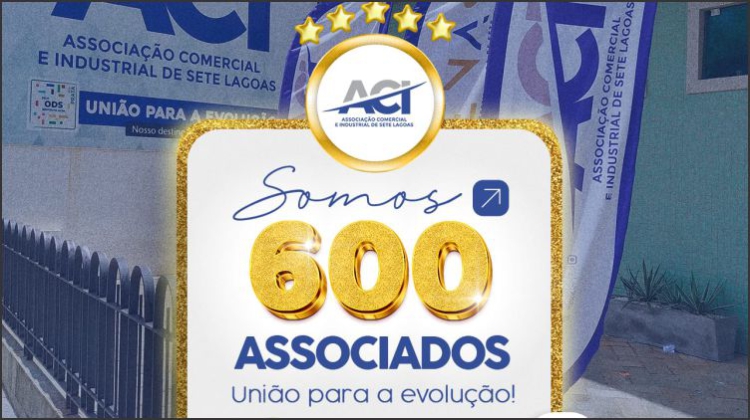 Notícia: ACI chega a marca de 600 associados